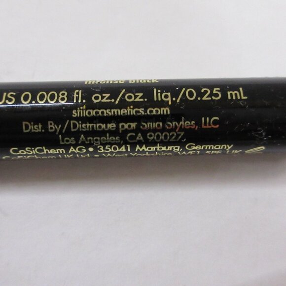 Stila - Stay All Day Waterproof Liquid Eye Liner - Intense Black - .25 ml NEW - Picture 6 of 7